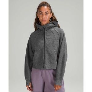 Lululemon full-zip scuba hoodie.